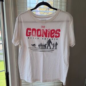 White Graphic Tee - The Goonies